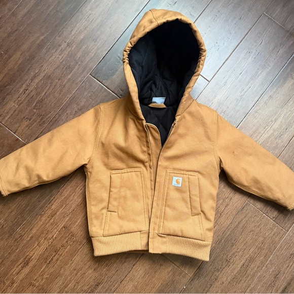 Carhartt Kids hooded insulated active Jac jacket - Picture 4 of 7